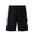 Short de sport noir/blanc homme kappa luvio-1