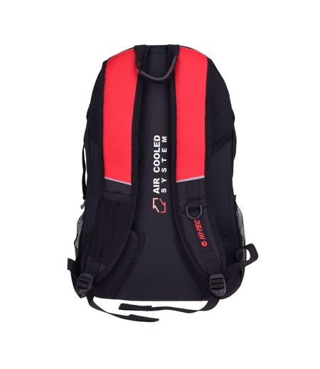 Sac À Dos Motif/style Contrasté Mandor Adulte Taille Unique Rouge Noir Hi-Tec