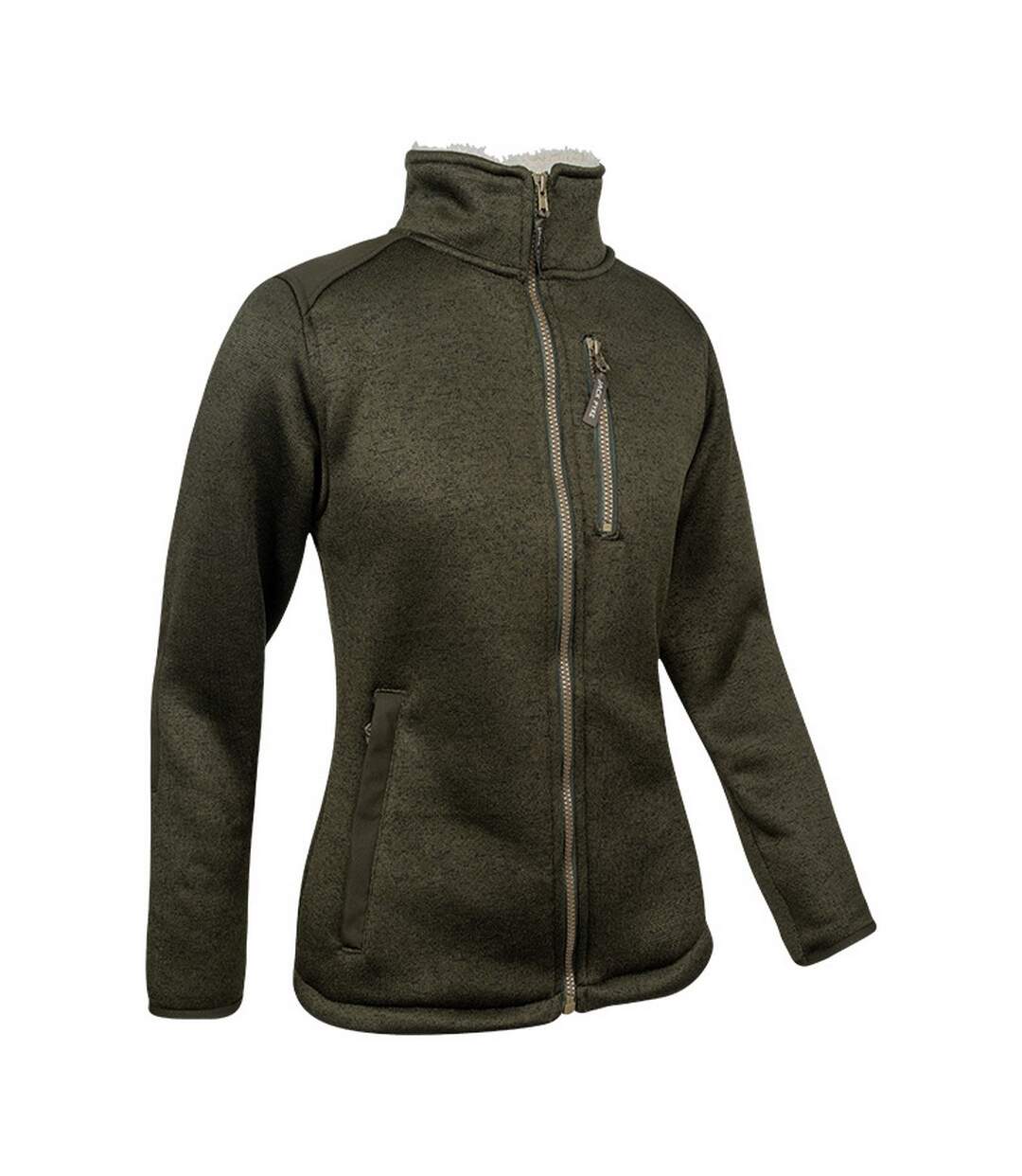 Veste Polaire Scandinavian Femme Olive Foncé Jack Pyke-4