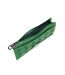 Porte-cartes zippé en cuir monogrammé vert lacoste zip  holder-2