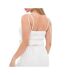 Haut Court Motif/style Ruché Femme Blanc I Saw It First-2
