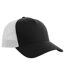 Rapper 5 panel cotton sustainable trucker cap black/white Atlantis-2