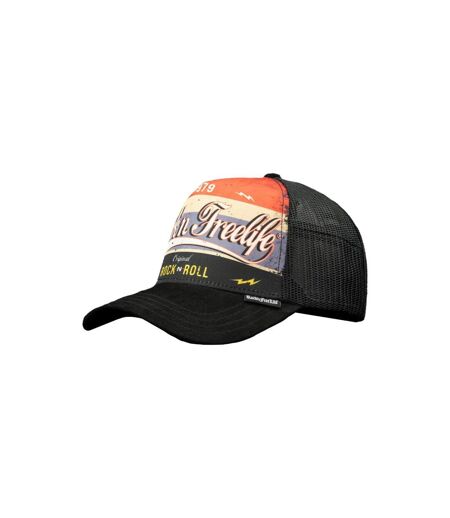 Casquette trucker avec filet bi-matière Rock/N Roll Rock'n Free Life