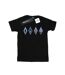 Disney - T-shirt FROZEN ELEMENTS SYMBOLS - Femme (Noir) - UTBI24405-1