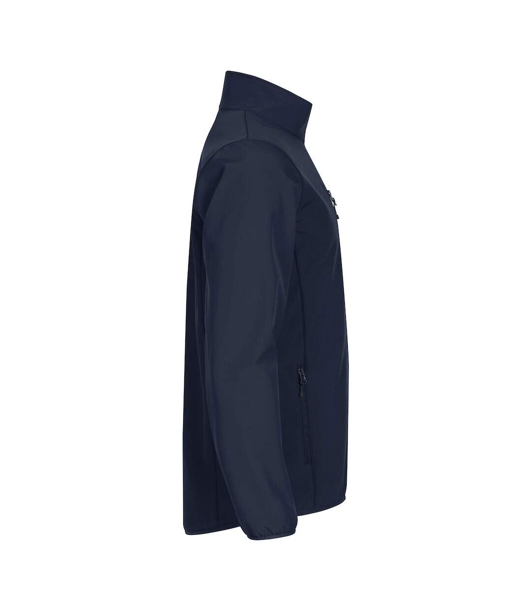 Mens Classic Soft Shell Jacket Dark Navy Clique-4