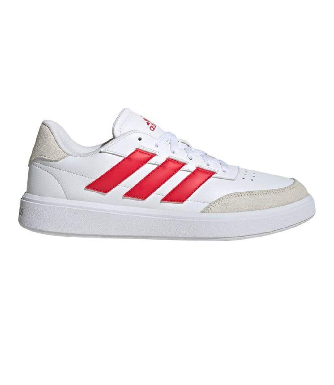 Baskets Courtblock Homme Blanc Rouge Adidas-3
