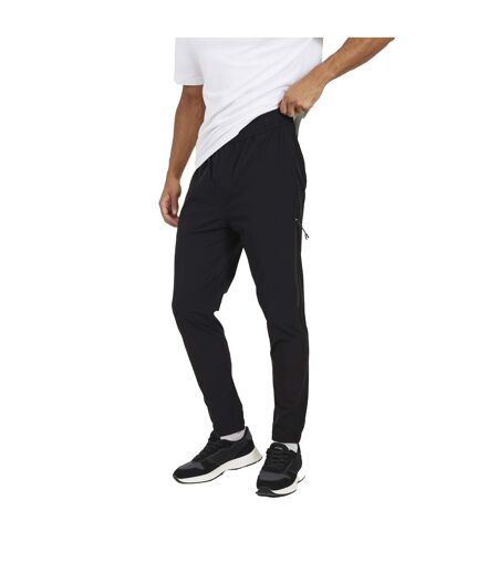 Mens Tech Zip Detail Trousers Black Brave Soul