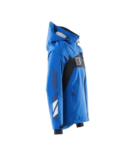 Mens Accelerate Shell Jacket Azure Blue Dark Navy Mascot