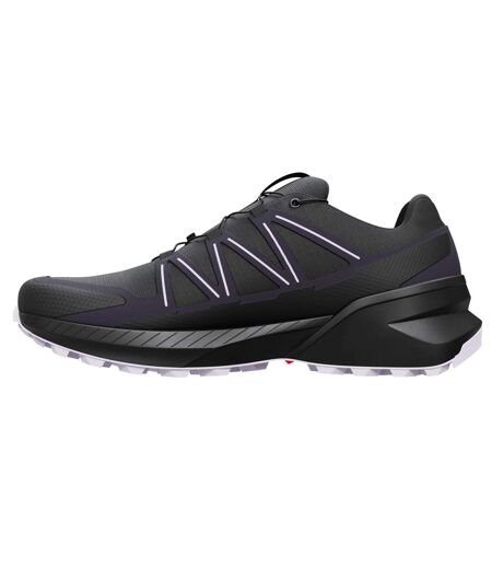 Womens/ladies Speedcross Peak Trainers Black Violet Salomon