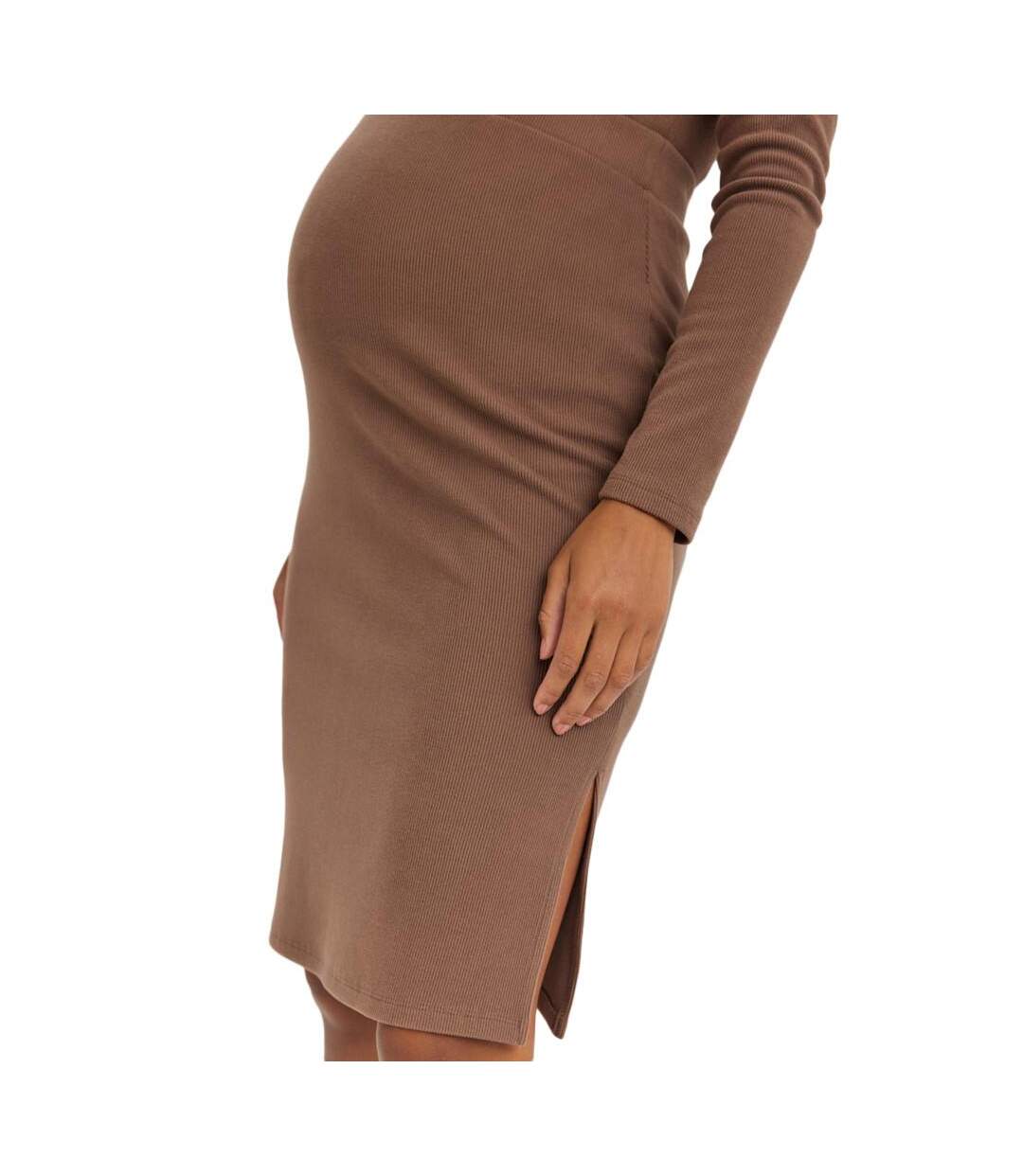 Jupe de Grossesse Marron Femme Vero Moda Marternity Below - L