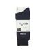 6 pairs Mens FiveG Plain Trouser Socks made with Fairtrade Cotton