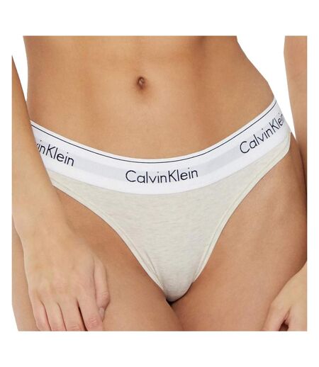 String Gris Femme Calvin Klein Jeans ThongGS - L