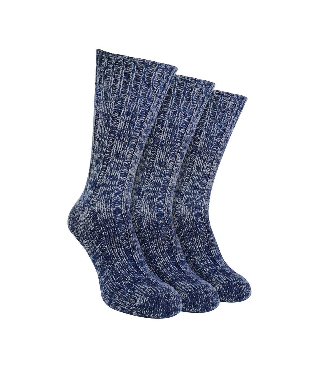 Sock Snob - 3 Paires Homme Chaussettes Laine 100% Chaudes pour Hiver-1