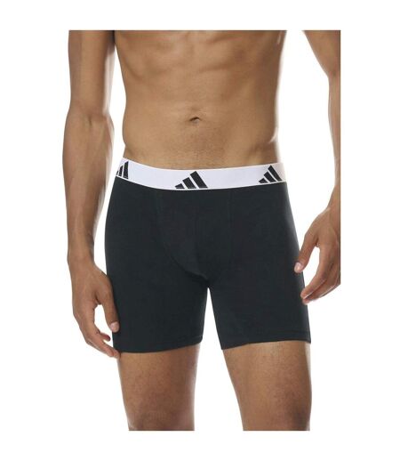 Lot De 3  Boxers Active Flex Homme Noir Blanc Adidas