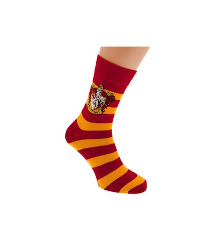 Harry Potter Gryffindor Crest Mug and Sock Set (Black/Red/Yellow) (One Size) - UTTA9987