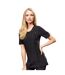 Pack Of 2  Ladies/womens *camellia* Tunic / Health Beauty & Spa / Workwear  Black Premier-1