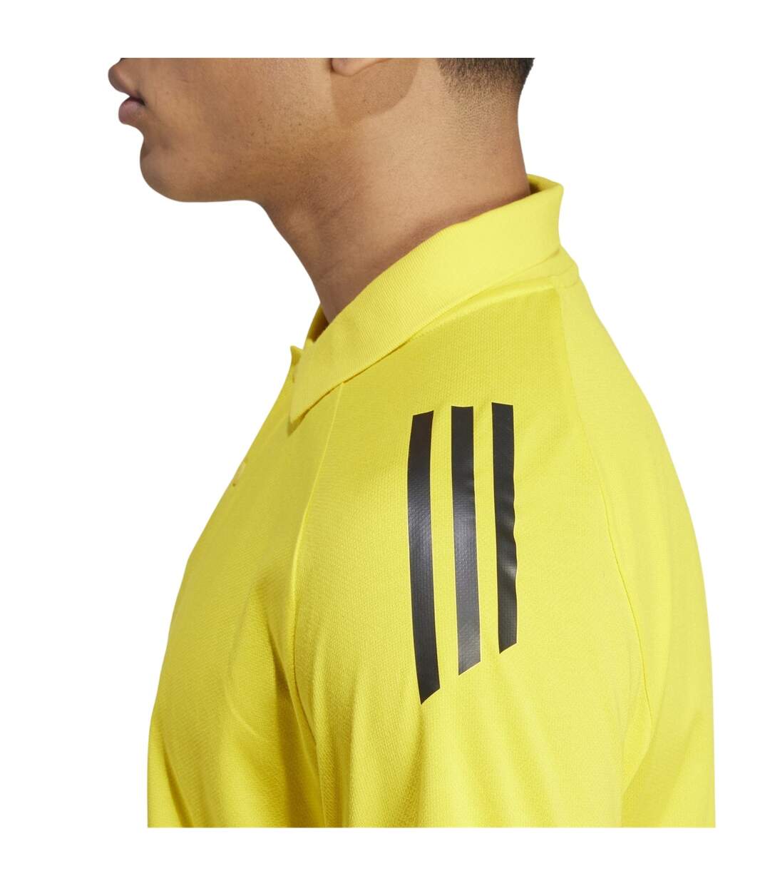 Polo Tiro Competition Homme Jaune Blanc Adidas-4