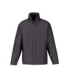 B&C Mens Corporate 3-In-1 Hooded Parka Jacket (Dark Gray) - UTRW4836