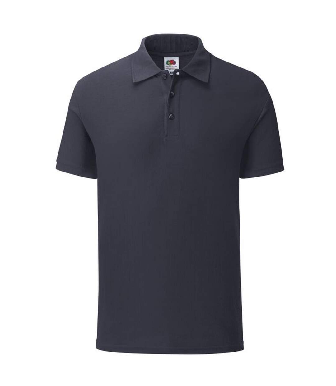 Mens tailored polo shirt deep navy Fruit of the Loom-1
