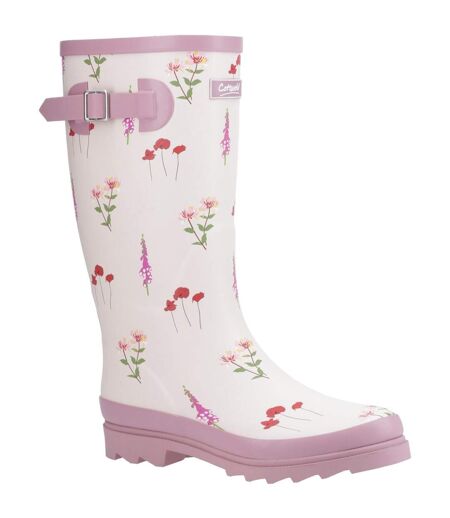 Bottes De Pluie Wildflower Femme Rose Cotswold
