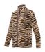 Veste Polaire Motif/style Imprimé Zèbre Frankie Femme Beige Regatta-4