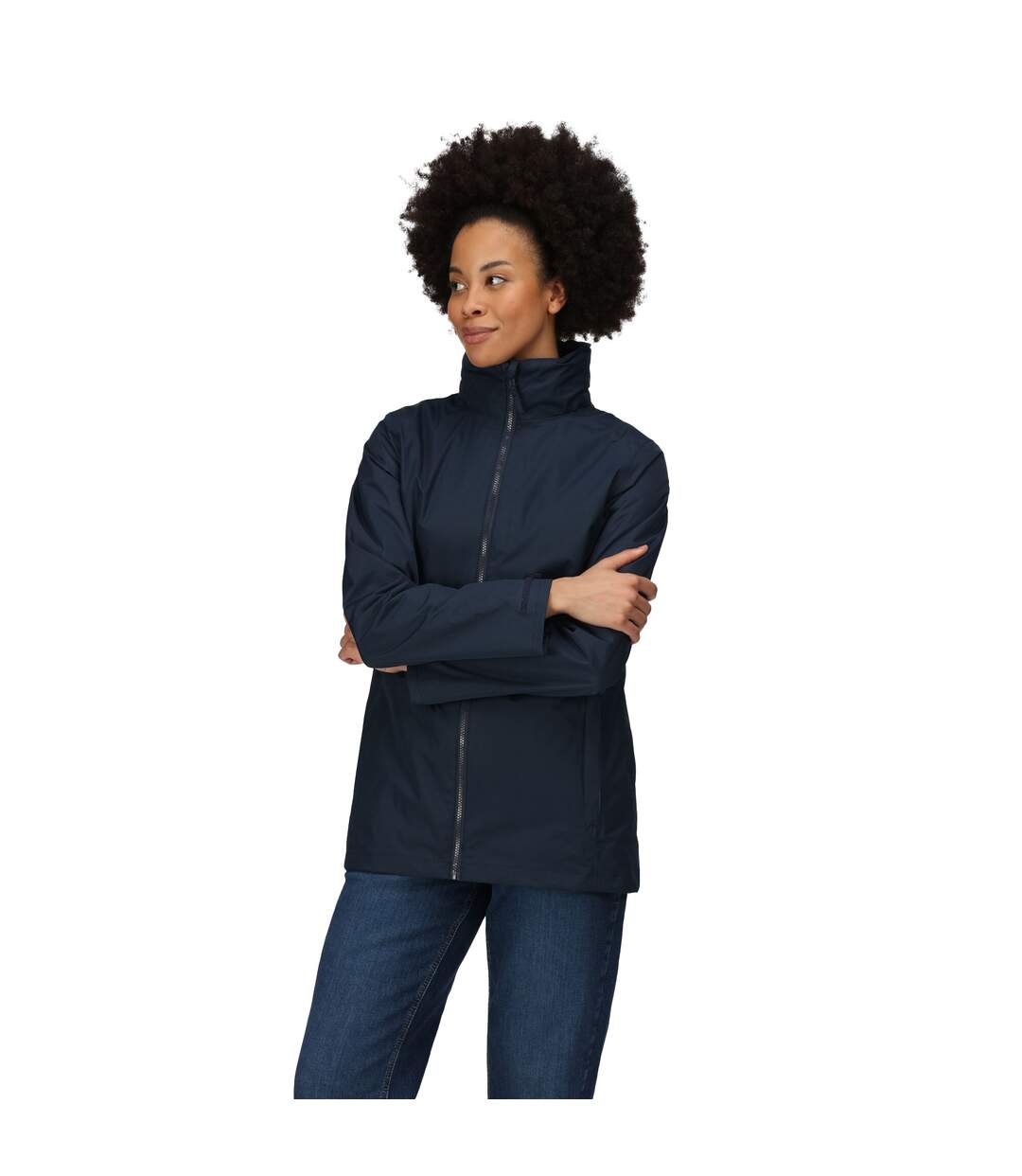 Veste imperméable classic femme bleu marine Regatta-4