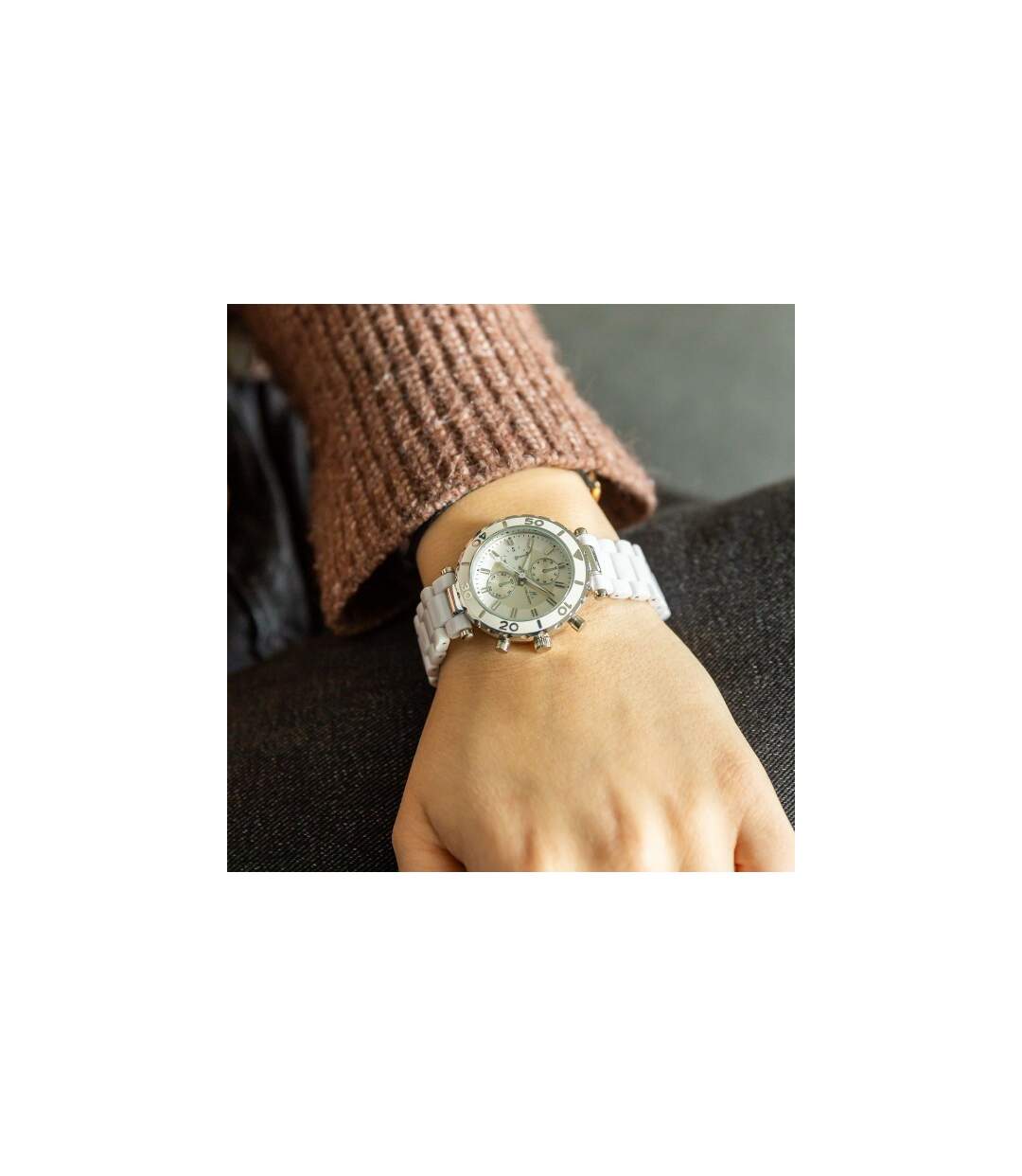 Montre de Femme Plastique Blanc CHTIME