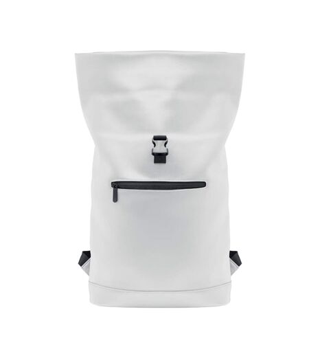 Bai roll roll top pu laptop backpack one size white MidOcean