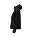 Womens/ladies Customised Stretch Hooded Jacket Black Mascot-4