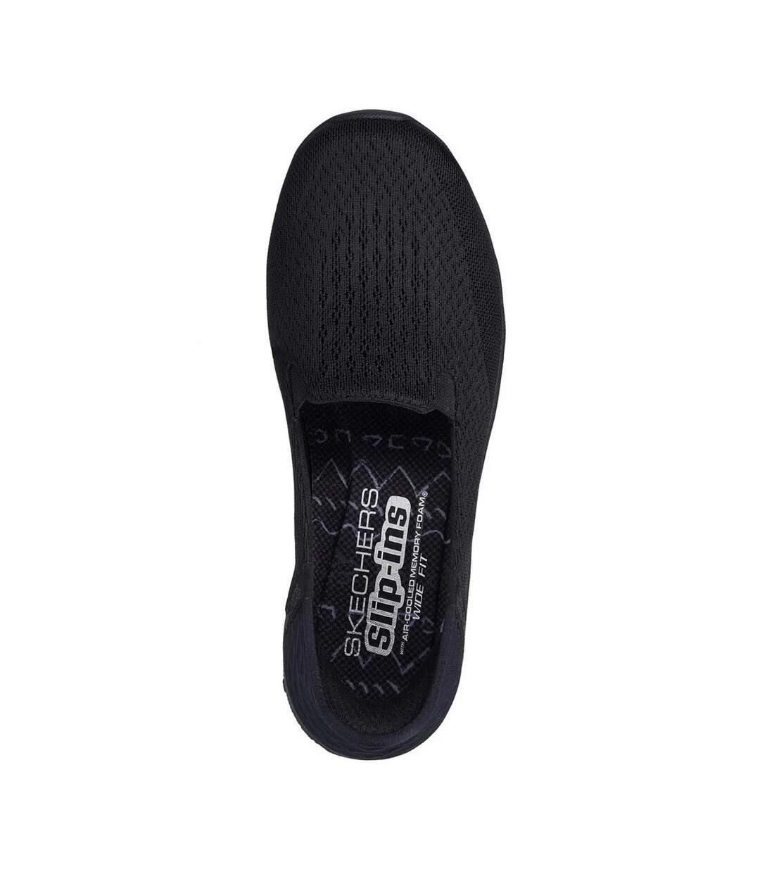 Womens/ladies reggae fest 2.0 guiding wide shoes black Skechers-3