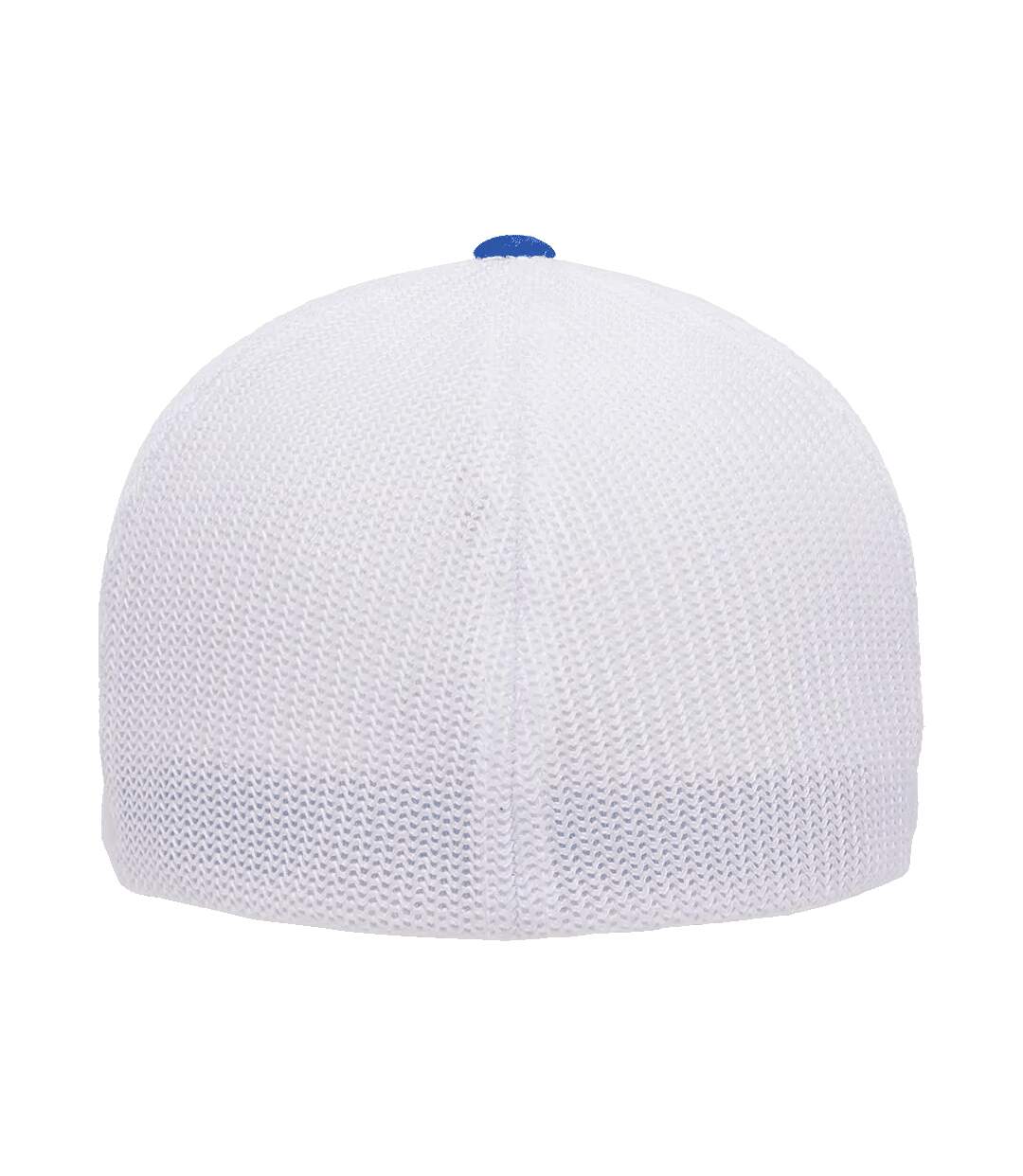 Casquette Trucker Motif/style Deux Tons Bleu Roi Flexfit-2
