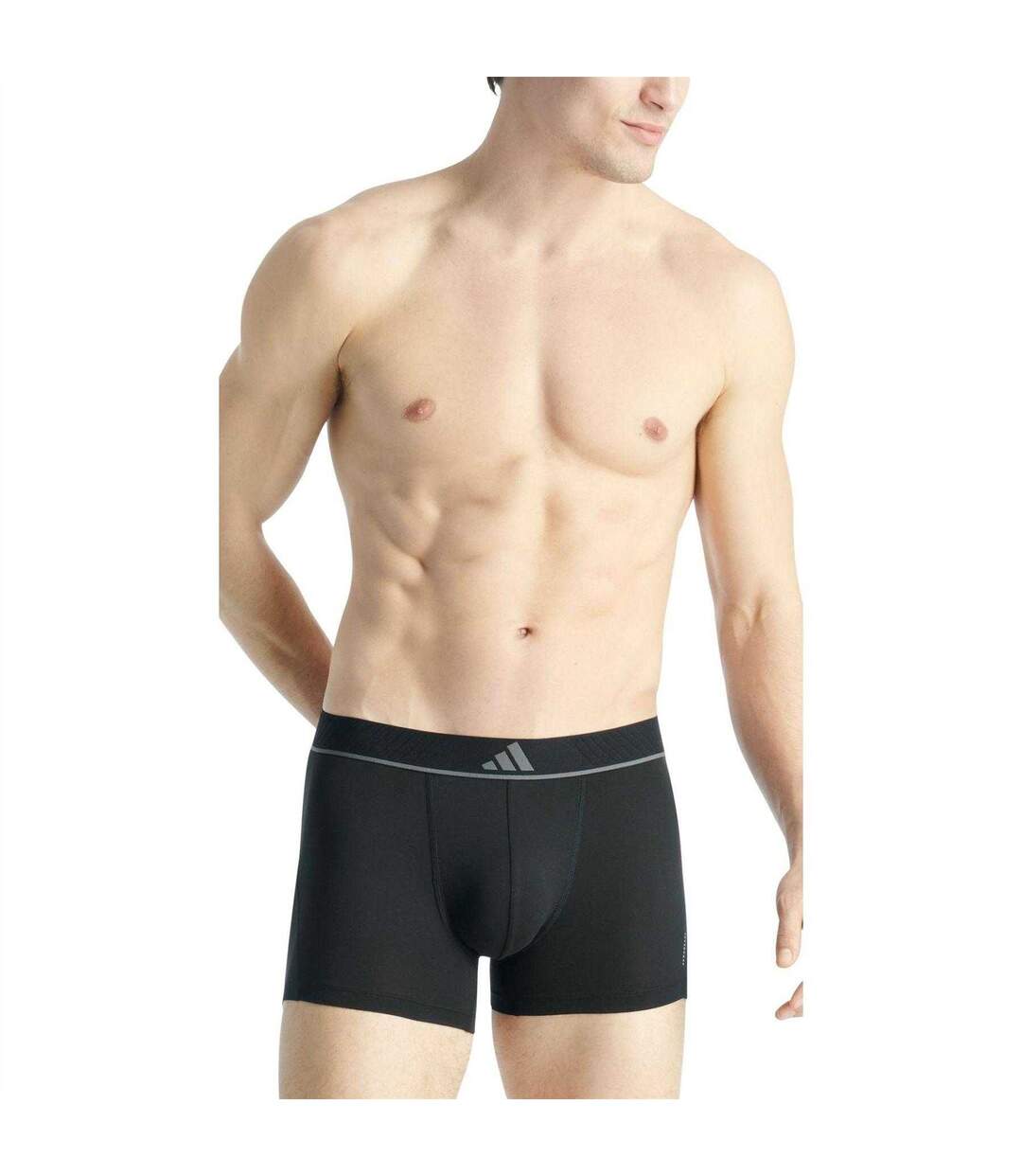 Pack Of 3  Mens Active Micro Flex Boxer Briefs  Black Adidas-4