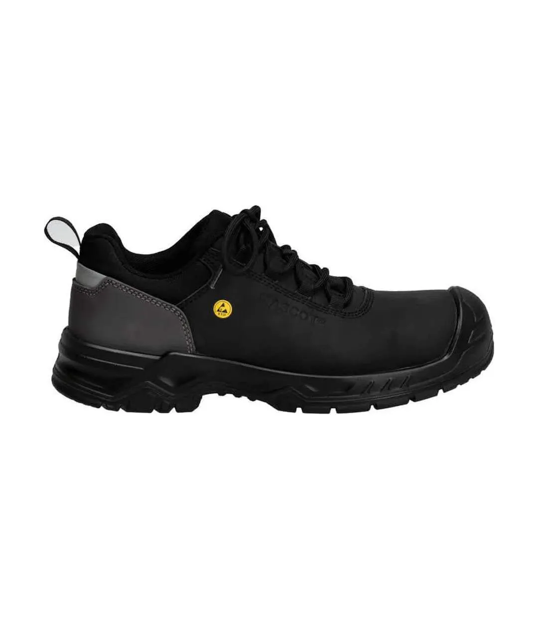 Mens Footwear Classic Microfibre Safety Shoes Black Mascot-1