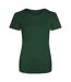 Just cool womens/ladies sports plain t-shirt bottle green AWDis