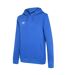 Womens/ladies Club Leisure Hoodie Royal Blue White Umbro-2