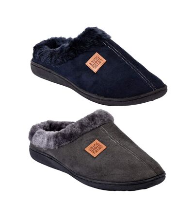 Pantoufle HOMME SUEDINE - Pack de DE