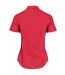 Kustom Kit Womens/Ladies Poplin Tailored Short-Sleeved Shirt (Red) - UTBC5323