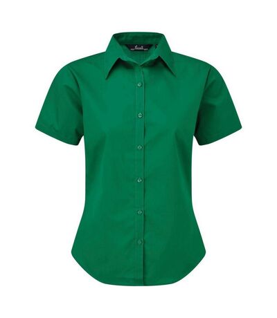 Chemisier À Manches Courtes Femme Vert Émeraude Premier