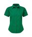 Chemisier À Manches Courtes Femme Vert Émeraude Premier-1