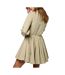 Robe beige femme kaporal vobeh-2