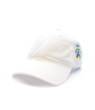 Casquette blanche mixte lacoste monochrome cotton twill - taille unique