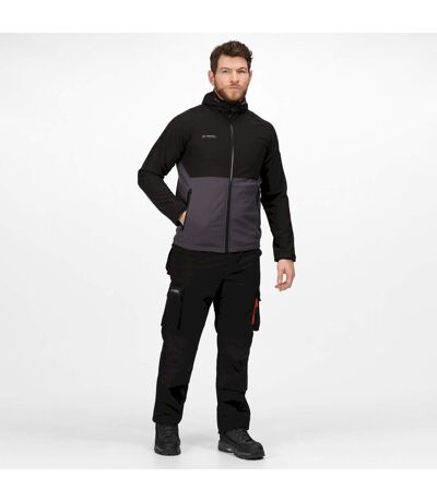 Regatta Mens Surrender Soft Shell Jacket (Fer/Noir) - UTRG7523