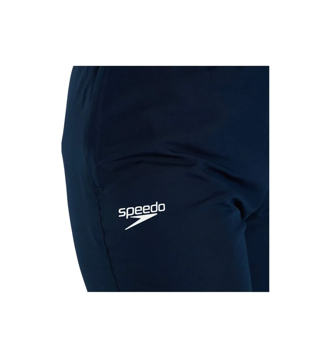 Womens/ladies Club Plain Tapered Tracksuit Bottoms Navy Speedo-4