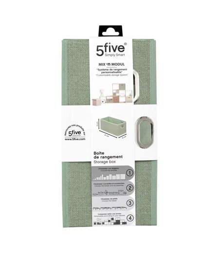 Boîte de Rangement Pliable Mix n'Modul 15x31cm Vert Sauge
