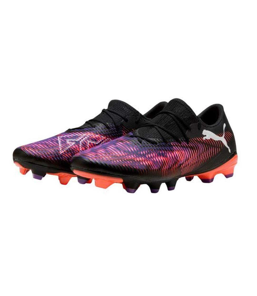 Chaussures De Foot Pour Terrain Artificiel Future Match Homme Noir Rouge Puma-1