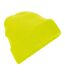 Beechfield Mens Thinsulate Printers Beanie (Fluorescent Yellow)