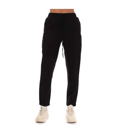 Womens/ladies Jesmilo Linen Blend Trousers Black Vero Moda
