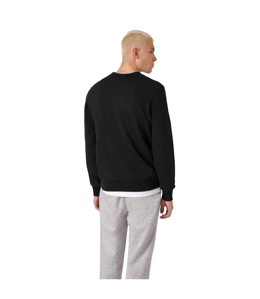 Mens Icons Fleece Sweatshirt Black Champion-3