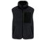 Bodywarmer en sherpa - Unisexe - PAT624 - noir-1