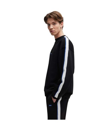 Mens Terrycloth Sweatshirt Black Hugo
